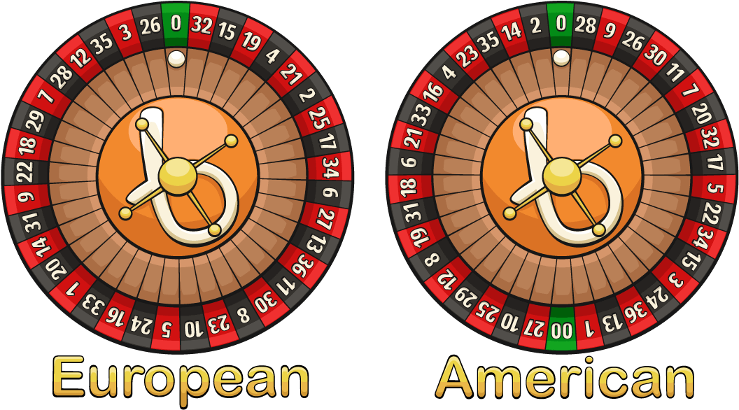 american european roulette wheel