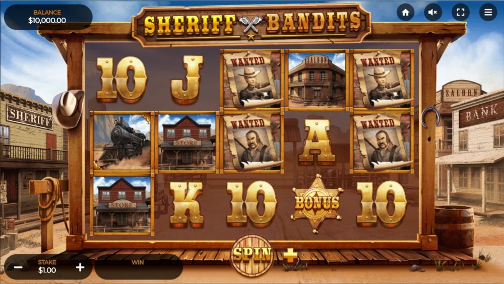 sheriff vs bandits slot