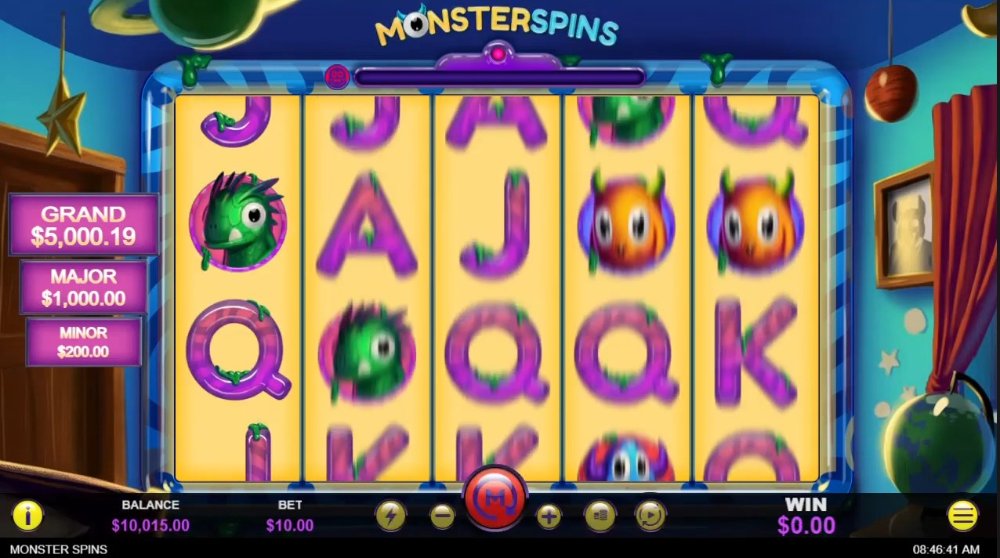 monster spins slots 