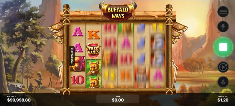 buffalo ways slot spin