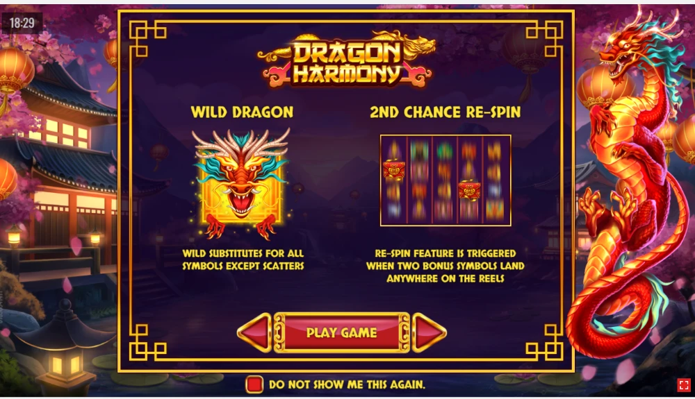 dragom harmony slot features