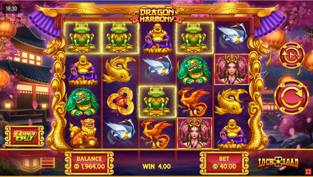 dragon harmony slot game play