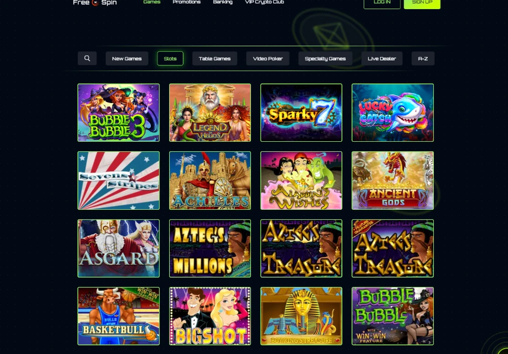 free spin casino games