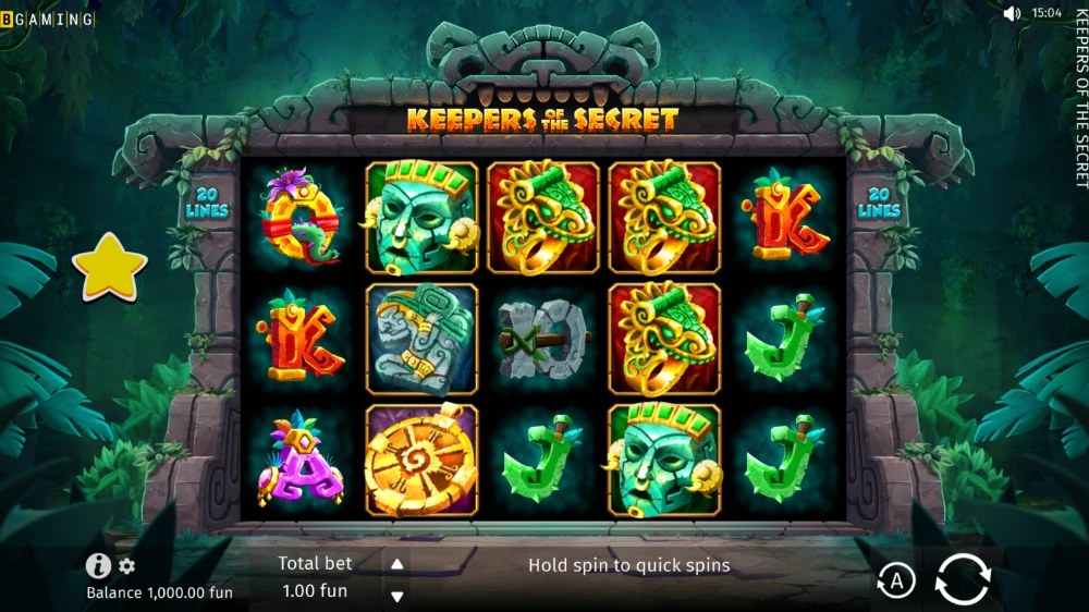 keepers of the secret slot