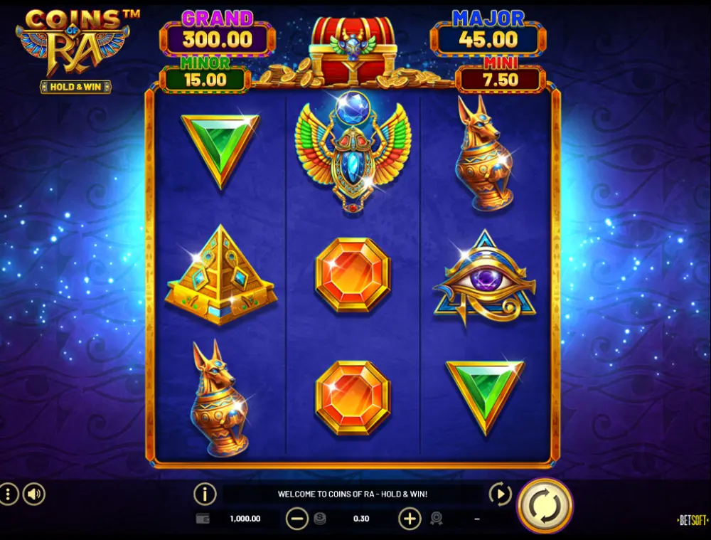 coins of ra game play