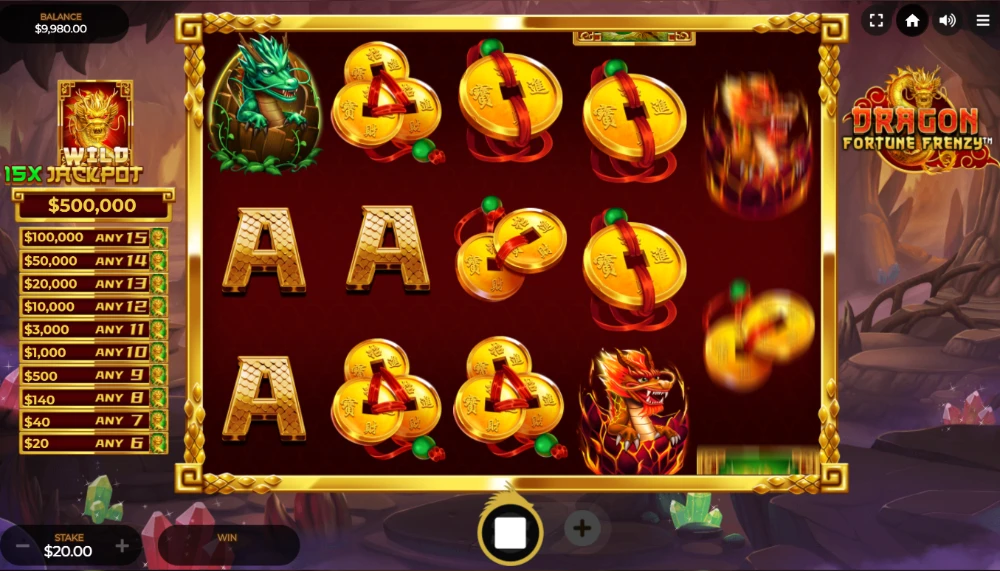 dragon fortune frenzy slot spin