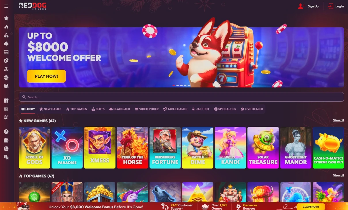 Red Dog 2026 Interface