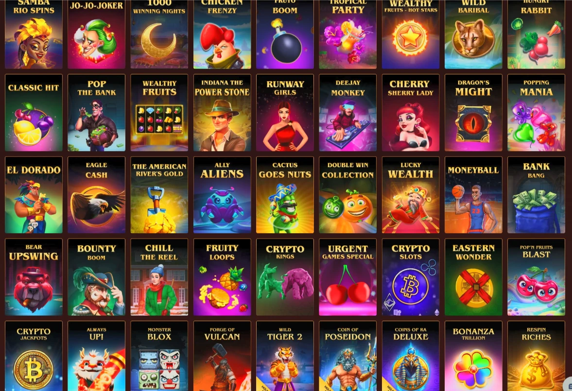 BoVegas Multi-Provider Slot Machine Catalog