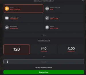Casino Extreme deposit cashier