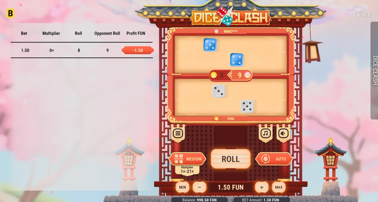 Dice Clash Gameplay