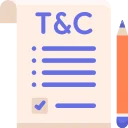 terms conditions icon